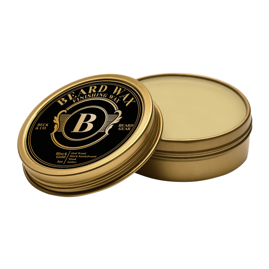 Black Gold Beard Wax - oud wood, black sandalwood, musk, amber